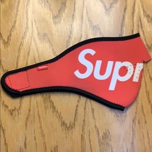 Supreme Logo Facemask Red